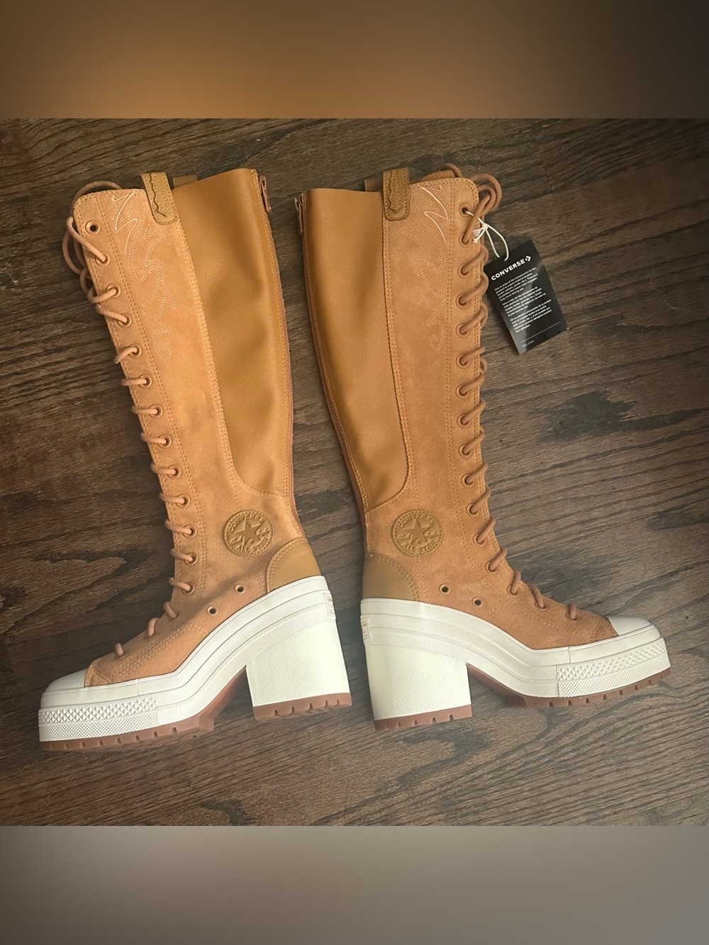 Converse Chuck 70 De Luxe Heel XX-Hi Platform Western Boots
